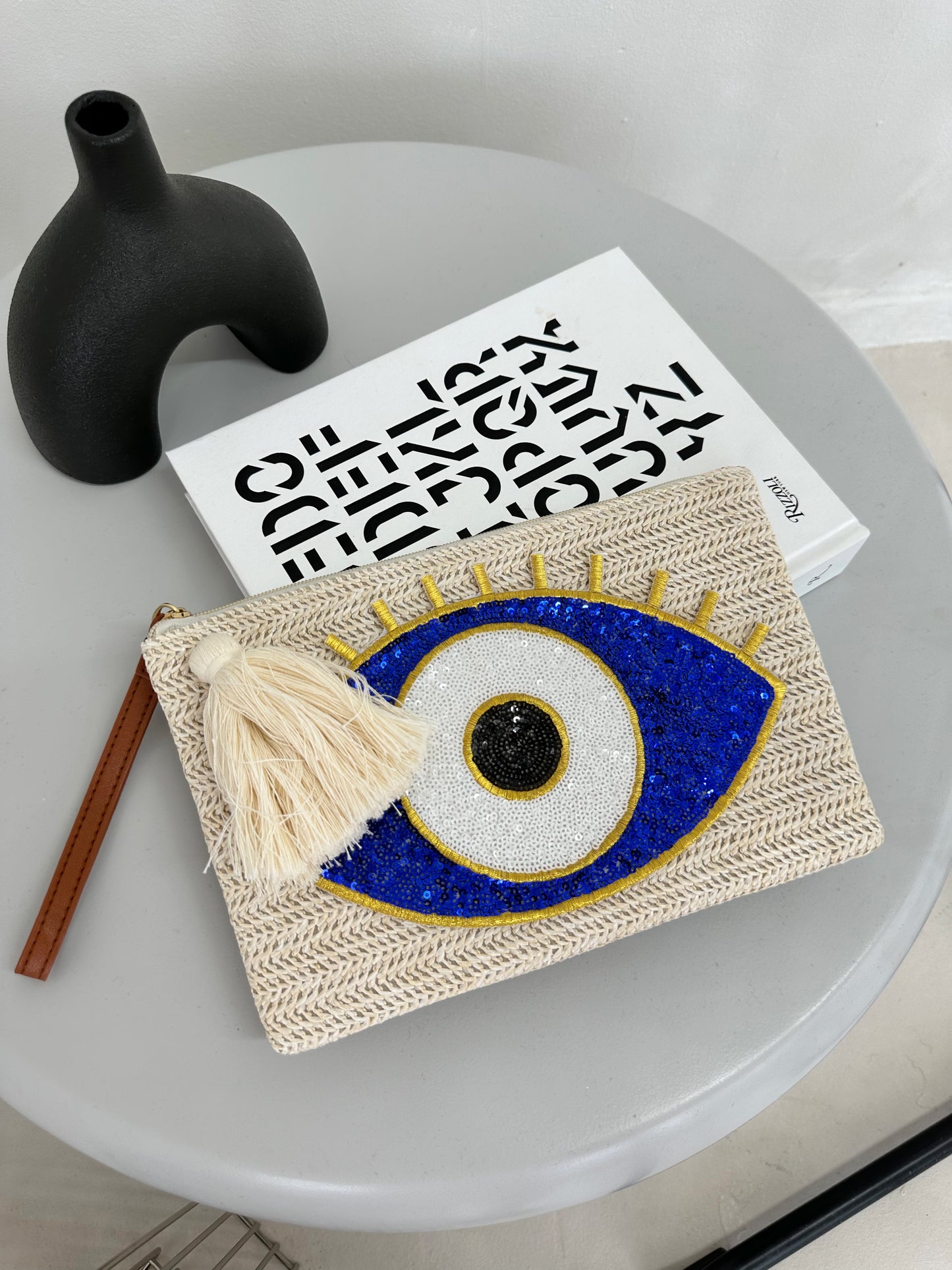 Nizar Eye Detail Clutch Bag
