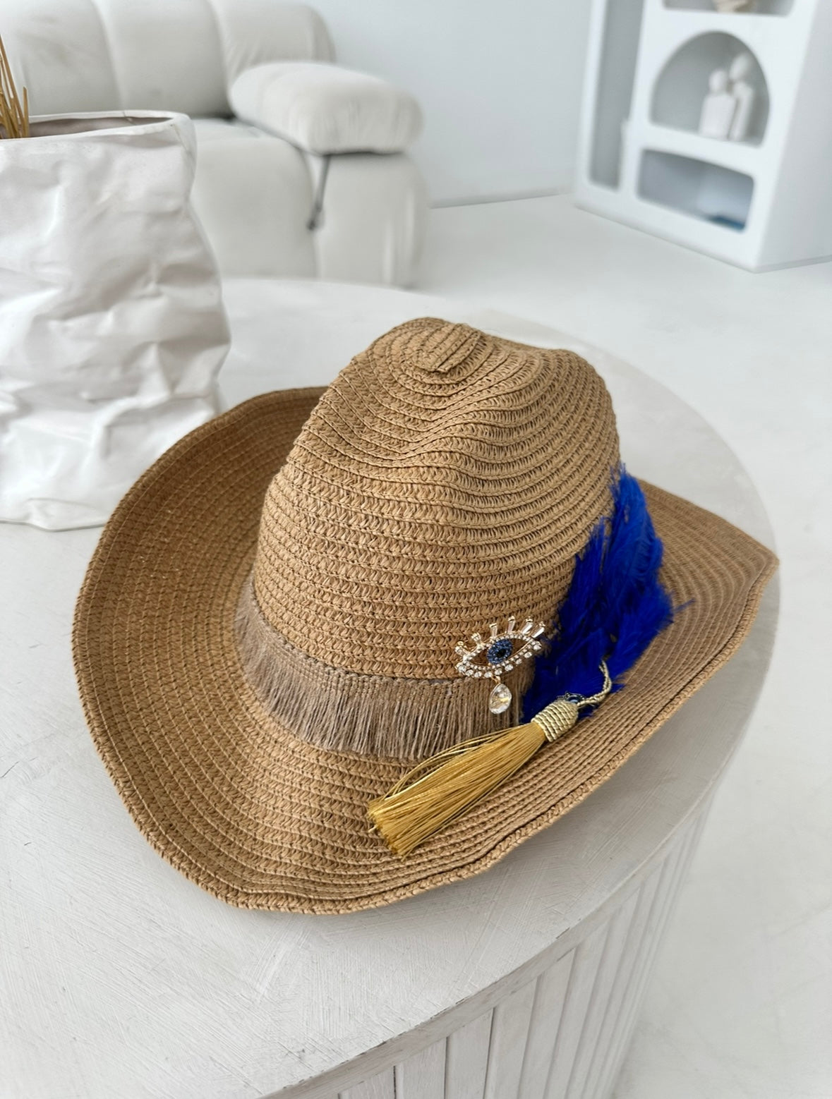 Nizar Western Style Beach Hat